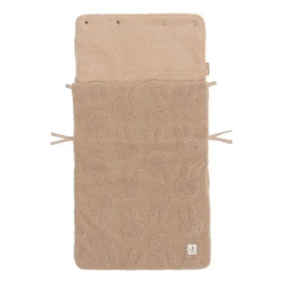 Jollein Voetenzak Groep 0+ 3/5‑Punts Gordel - Cloudy Rib - Oatmeal