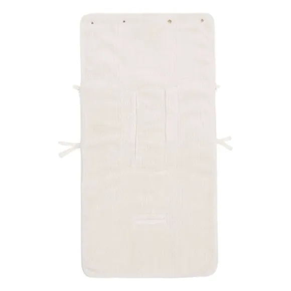 Jollein Voetenzak Groep 0+ 3/5‑Punts Gordel - Cloudy Rib - Oatmeal