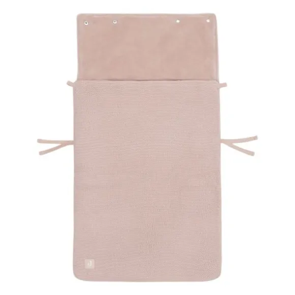 Jollein Voetenzak Groep 0+ 3/5‑Punts Gordel - Cloudy Rib - Oatmeal