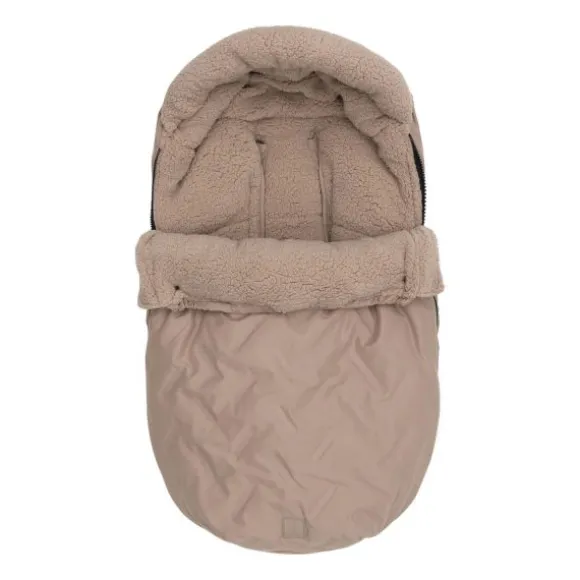 Jollein Voetenzak Groep 0+ 3/5‑Punts Gordel - Cloudy Rib - Oatmeal