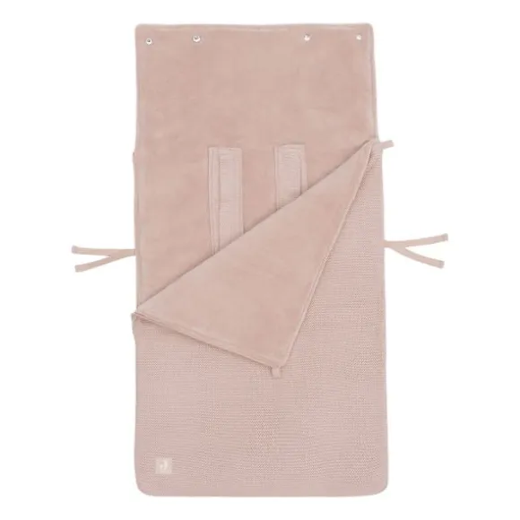 Jollein Voetenzak Groep 0+ 3/5‑Punts Gordel - Cloudy Rib - Oatmeal