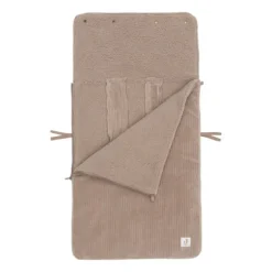 Jollein Voetenzak Groep 0+ 3/5‑Punts Gordel - Cloudy Rib - Oatmeal