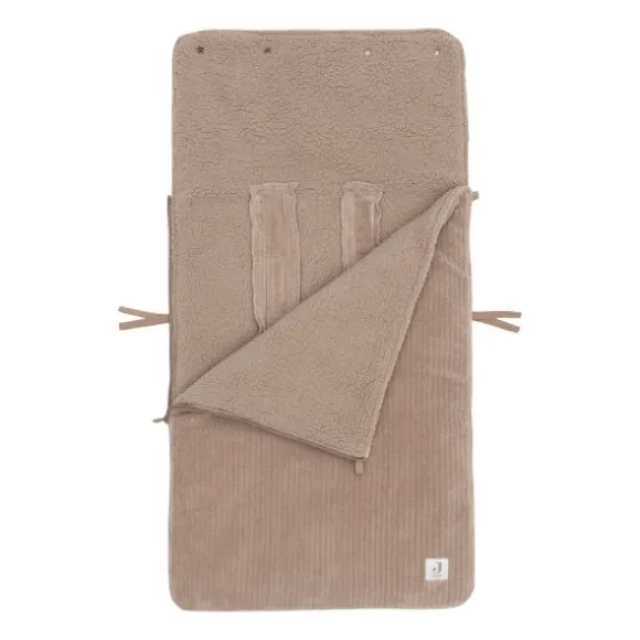 Jollein Voetenzak Groep 0+ 3/5‑Punts Gordel - Cloudy Rib - Oatmeal