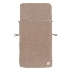 Jollein Voetenzak Groep 0+ 3/5‑Punts Gordel - Cloudy Rib - Oatmeal