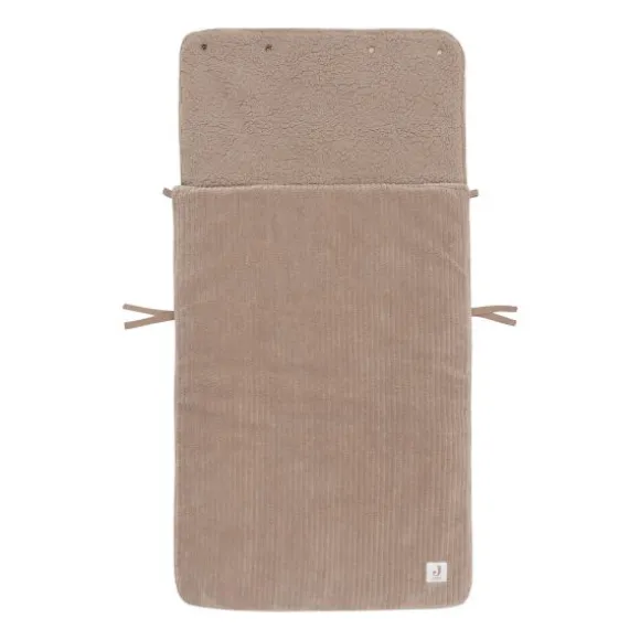 Jollein Voetenzak Groep 0+ 3/5‑Punts Gordel - Cloudy Rib - Oatmeal