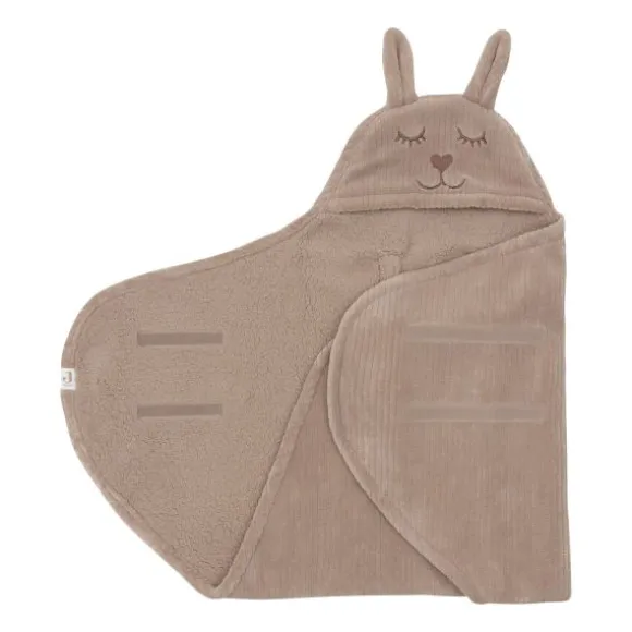 Jollein Wikkeldeken - Milky Coffee - Bunny Cloudy Rib