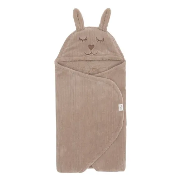 Jollein Wikkeldeken - Milky Coffee - Bunny Cloudy Rib