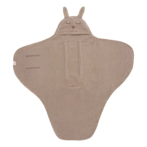 Jollein Wikkeldeken - Milky Coffee - Bunny Cloudy Rib