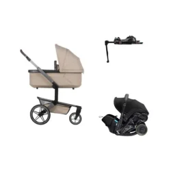Joolz Day 5 Kinderwagen 4-in-1 - Stone Grey | Doona X Autostoeltje | Doona X Isofix Base