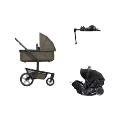 Joolz Day 5 Kinderwagen 4-in-1 - Stone Grey | Doona X Autostoeltje | Doona X Isofix Base