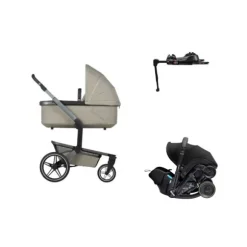 Joolz Day 5 Kinderwagen 4-in-1 - Stone Grey | Doona X Autostoeltje | Doona X Isofix Base