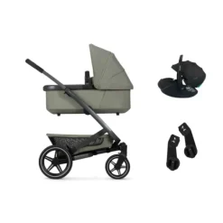 Joolz Geo 3 Kinderwagen - Stone Grey | Joolz X Maxi-Cosi Autostoeltje - Space Black | Autostoel adapters