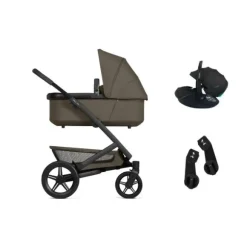 Joolz Geo 3 Kinderwagen - Stone Grey | Joolz X Maxi-Cosi Autostoeltje - Space Black | Autostoel adapters