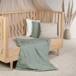 Julius Zöllner Muslin Wiegdeken - Sand - 70×100 cm