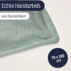 Julius Zöllner Muslin Wiegdeken - Sand - 70×100 cm