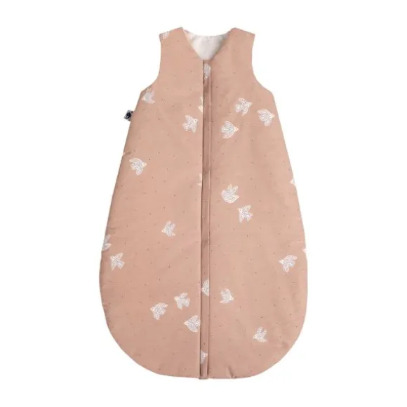 Julius Zöllner Organic Slaapzak – Roze – Birdy – Maat 70