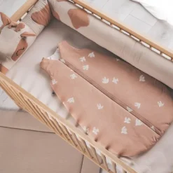 Julius Zöllner Organic Slaapzak – Roze – Birdy – Maat 70