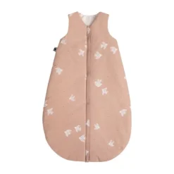 Julius Zöllner Organic Slaapzak – Roze – Birdy – Maat 70