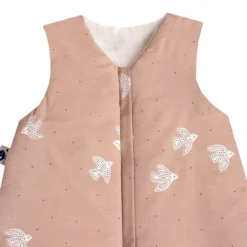 Julius Zöllner Organic Slaapzak – Roze – Birdy – Maat 70