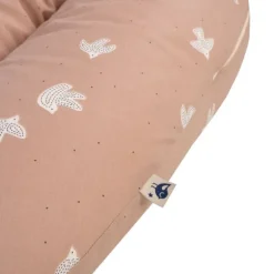 Julius Zöllner Organic Voedingskussen Nappi – Roze – Birdy – 190 cm