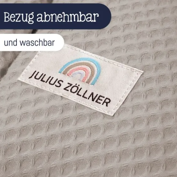 Julius Zöllner Voedingskussenhoes - Waffelpiqué - Seashell - 190 cm