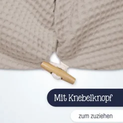 Julius Zöllner Voedingskussen - Waffelpiqué - Seashell - 190 cm