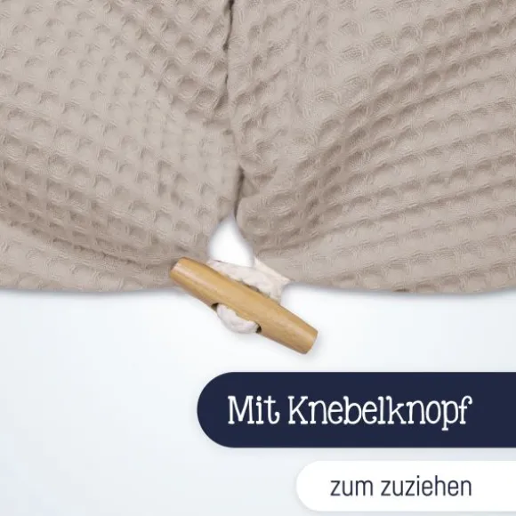 Julius Zöllner Voedingskussen - Waffelpiqué - Seashell - 190 cm