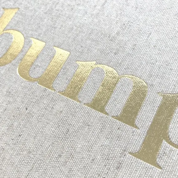 Kidooz Bump Mijn Negen Maanden Boek Linnen Goudfolie