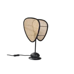 KidsDepot Tafellamp - Myke - Natural/Zwart