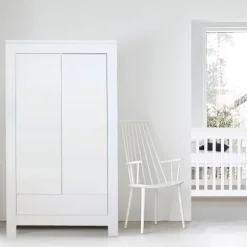 Kidsmill Alaska Kledingkast 2-Deurs Wit Mat