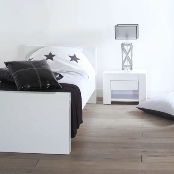 Kidsmill Alaska Nachtkastje Wit Hoogglans