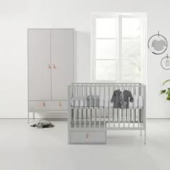 Kidsmill Amy Babybed Grijs 60 x 120 cm