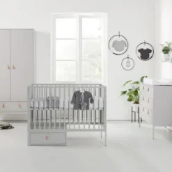 Kidsmill Amy Babybed Grijs 60 x 120 cm