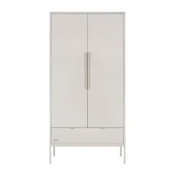 Kidsmill Amy Kledingkast 2-Deurs Oatmeal