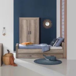 Kidsmill Brent Oldwood Bed Grijs 90 x 200 cm