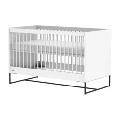 Kidsmill Intense II Babybed Mat Wit - Zwart - 70 x 140 cm