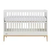 Kidsmill Intense II Babykamer Mat Wit / Eiken | Ledikant 60 x 120 cm + Commode