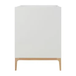 Kidsmill Intense II Babykamer Mat Wit / Eiken | Ledikant 60 x 120 cm + Commode