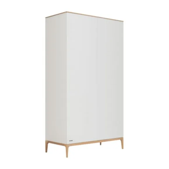 Kidsmill Intense II Babykamer Mat Wit / Eiken | Ledikant 60 x 120 cm + Commode