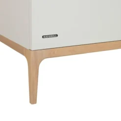 Kidsmill Intense II Babykamer Mat Wit / Eiken | Ledikant 60 x 120 cm + Commode