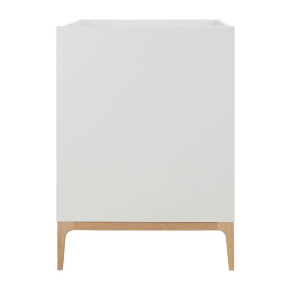 Kidsmill Intense II Babykamer Mat Wit / Eiken | Ledikant 60 x 120 cm + Commode