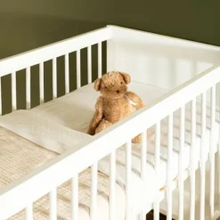 Kidsmill Intense II Babykamer Wit / Patinated Brass | Ledikant 60 x 120 cm + Commode