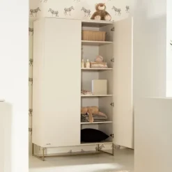 Kidsmill Intense II Bedbank 90 x 200 - Oatmeal / Patinated Brass