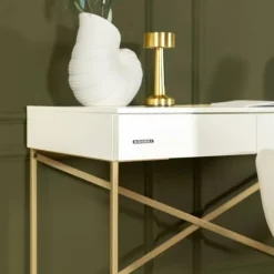 Kidsmill Intense II Bureau - Wit / Patinated Brass