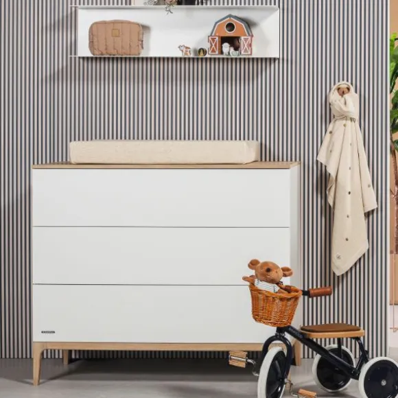 Kidsmill Intense II Commode - Mat Wit / Eiken