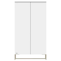 Kidsmill Intense II Kast 2-Deurs - Wit / Patinated Brass