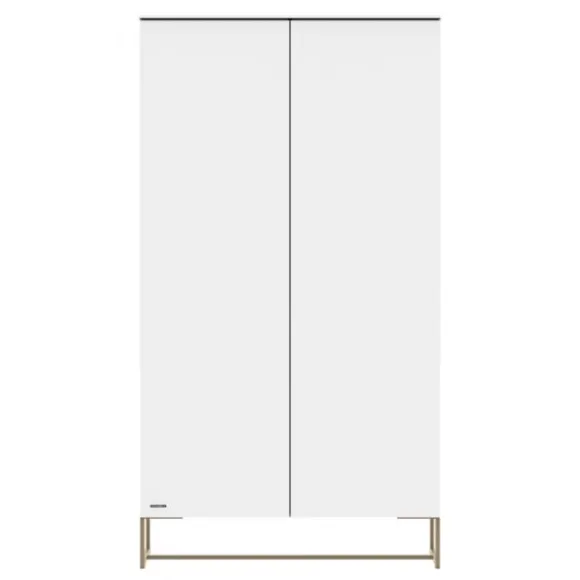 Kidsmill Intense II Kast 2-Deurs - Wit / Patinated Brass