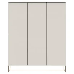 Kidsmill Intense II Kast 3-Deurs - Oatmeal / Patinated Brass