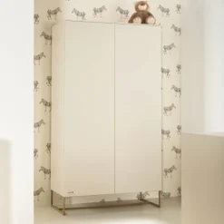 Kidsmill Intense II Kast 2-Deurs - Oatmeal / Patinated Brass