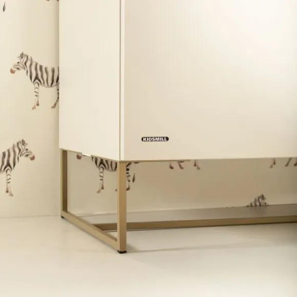 Kidsmill Intense II Kast 2-Deurs - Oatmeal / Patinated Brass